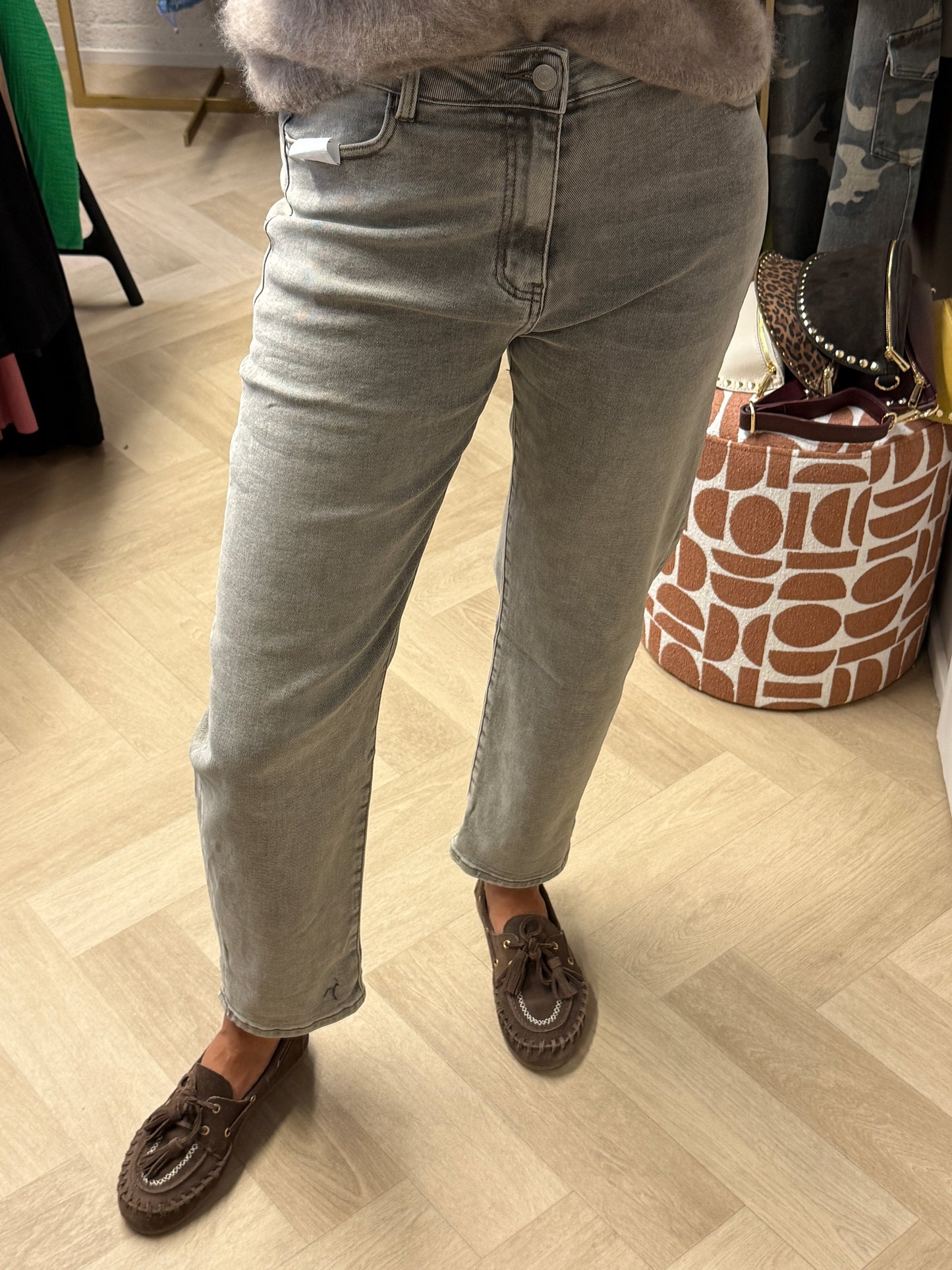 Jeans Bella Grijs Taupe