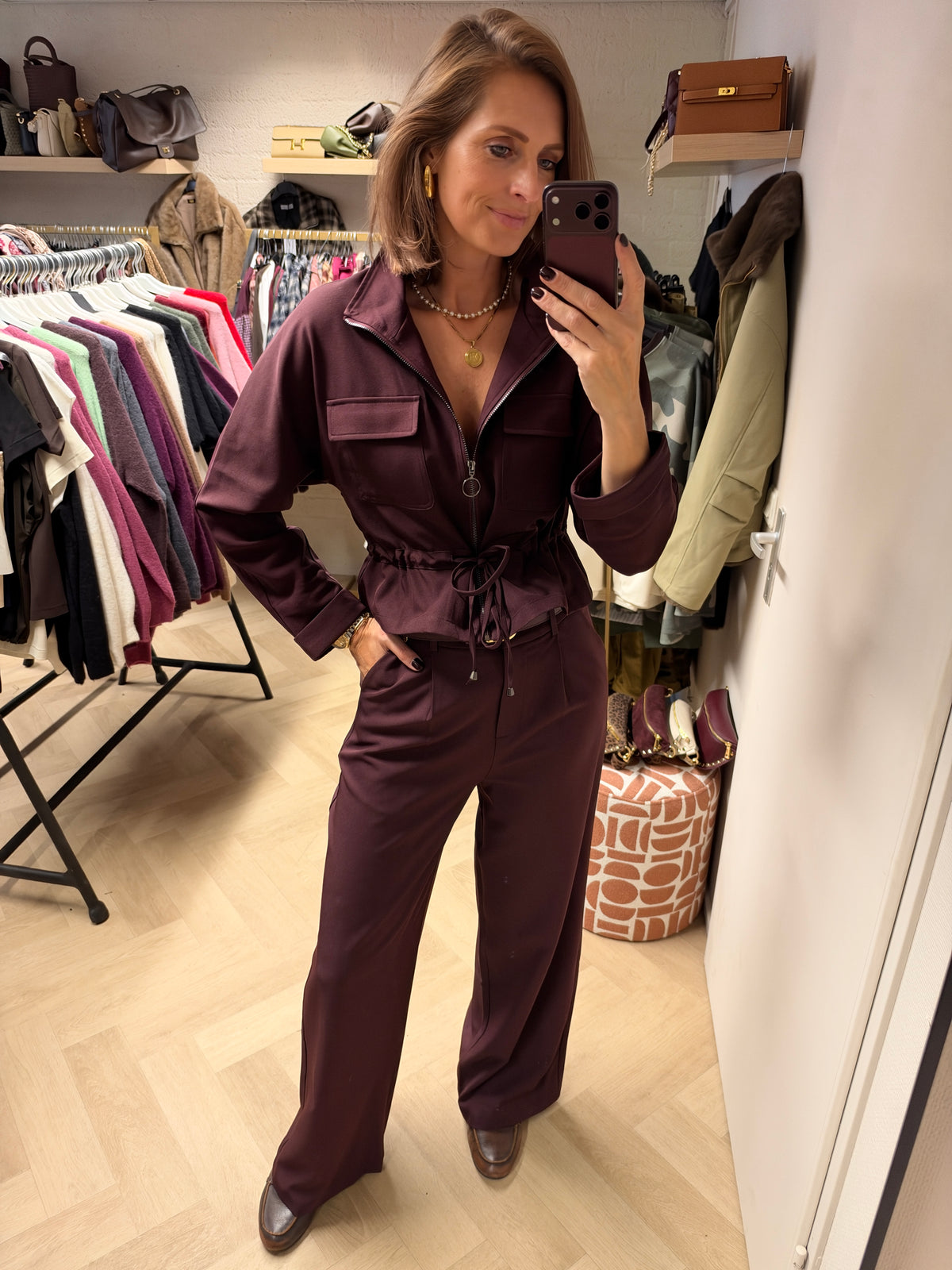 Vest Farah Plum