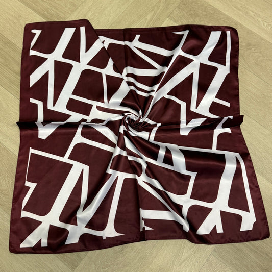 Sjaal Silka Bordeaux