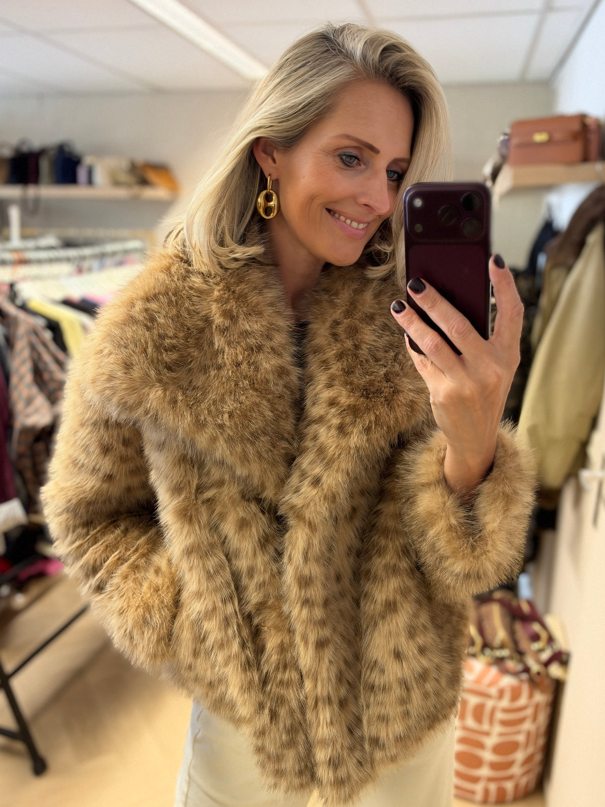 Jack Bambi Faux Fur Beige