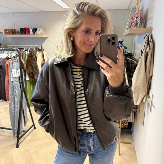Jack Dionne Leatherlook Bruin