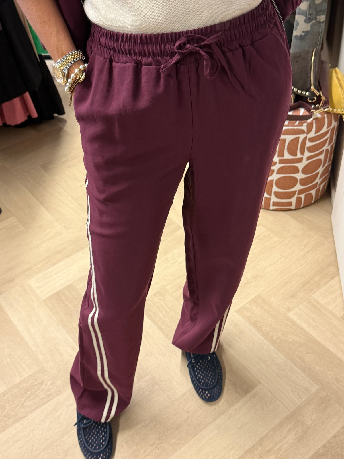 Co Ord Set Mandy Streep Bordeaux