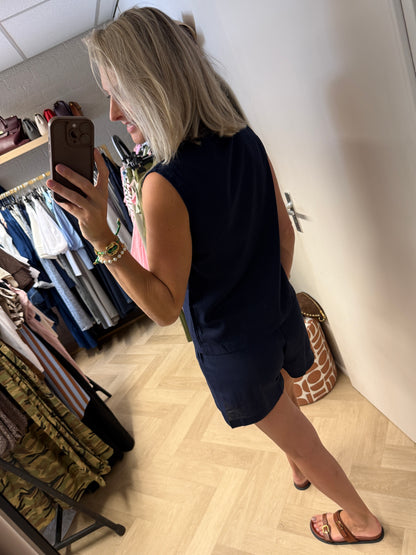 Co Ord Set Joanna Navy