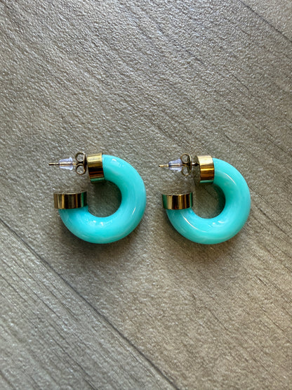 Oorbellen Cloé Turquoise