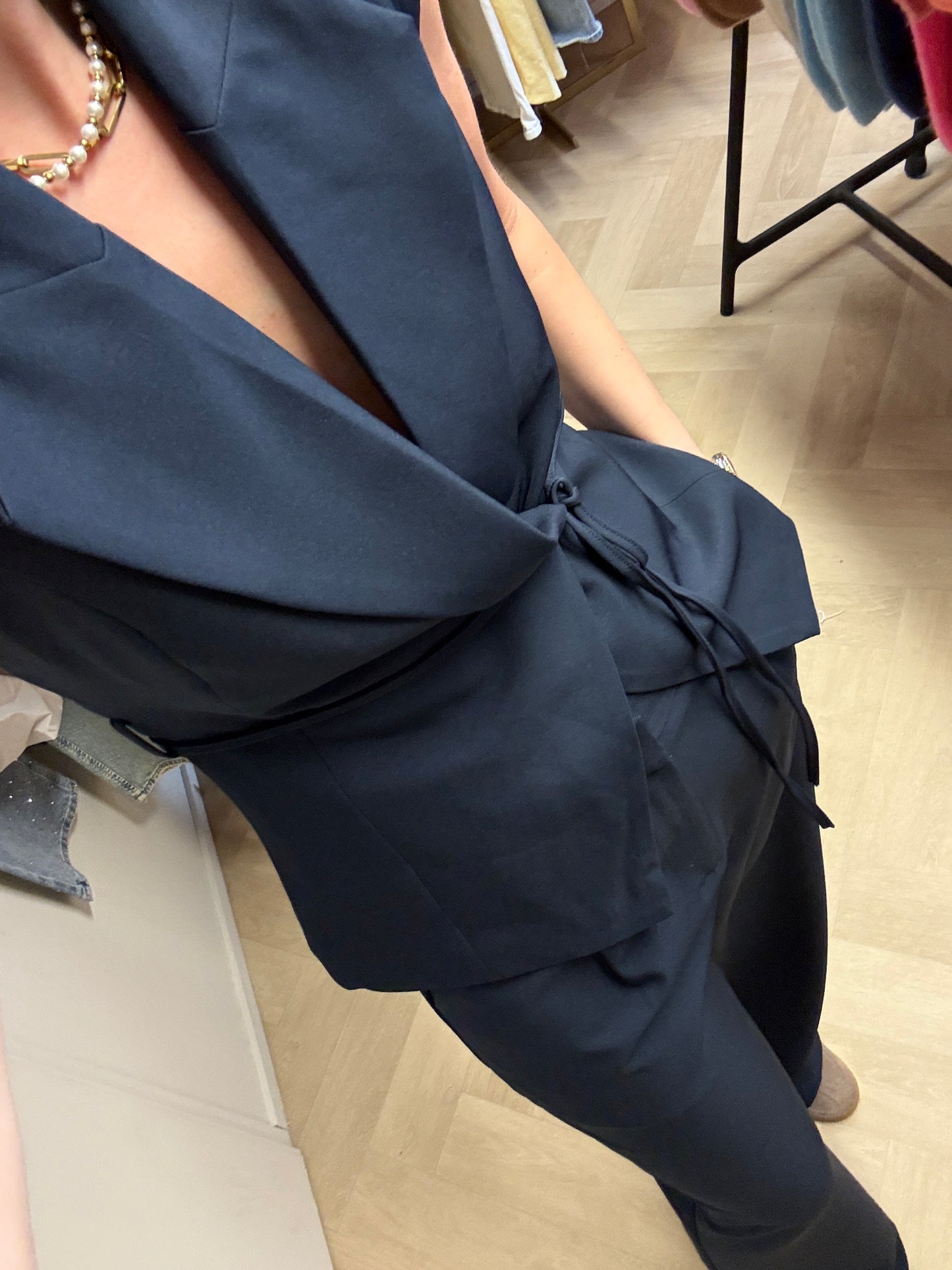 Gilet Daisy Donkerblauw