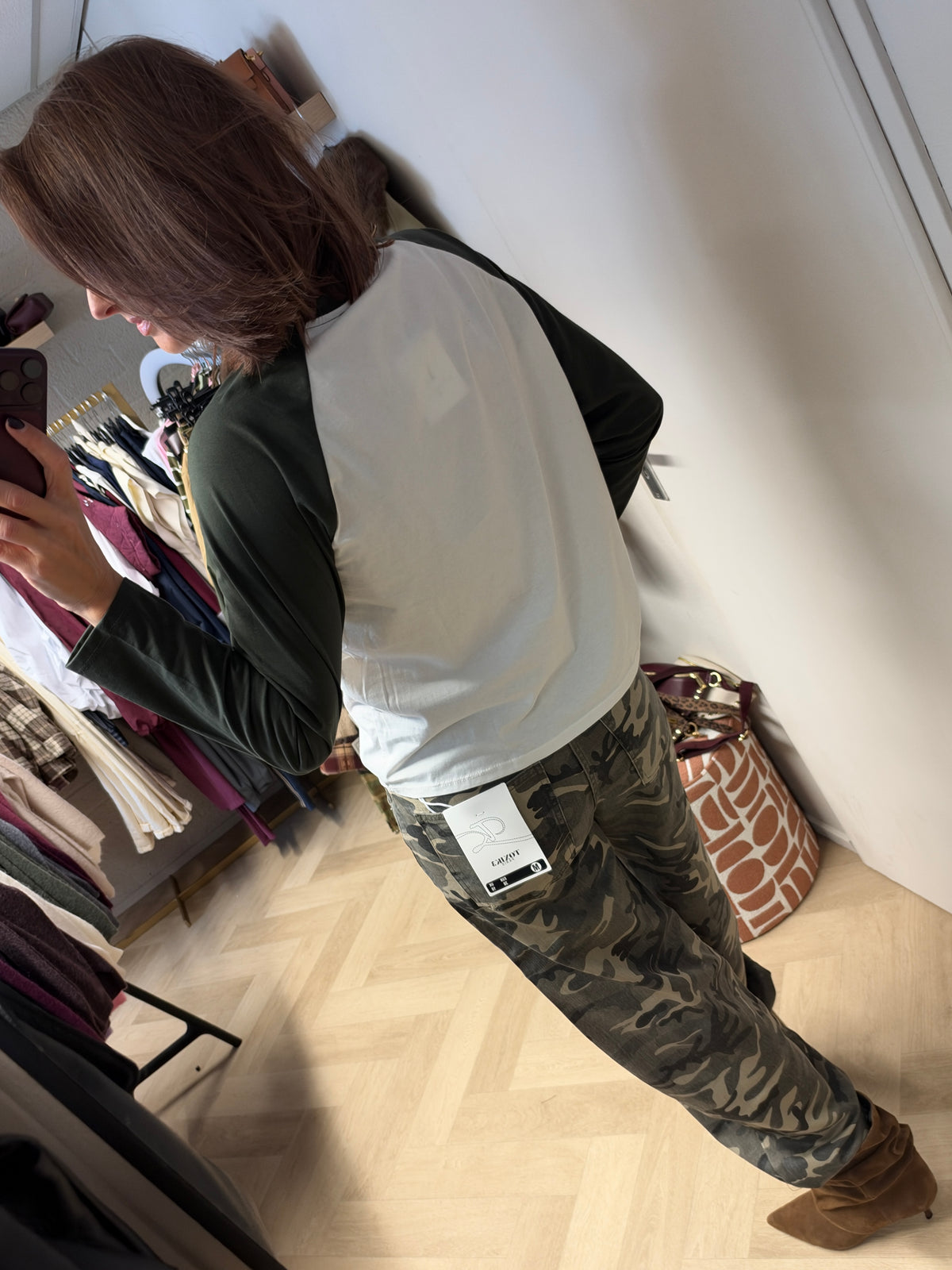 Longsleeve Raglan Groen