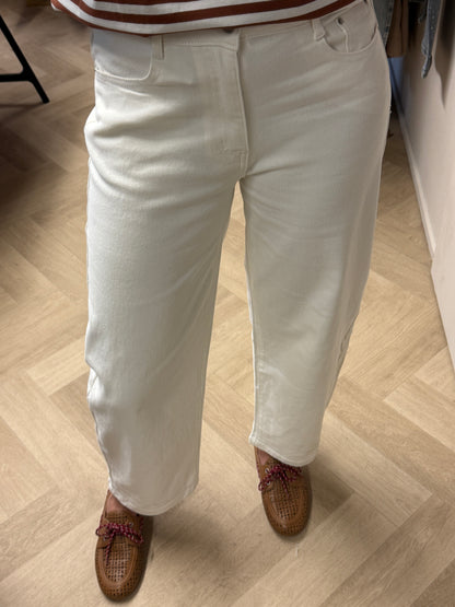 Jeans Nelly Barrel Ecru