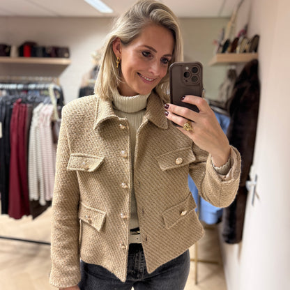 Blazer Ellen Bouclé Camel