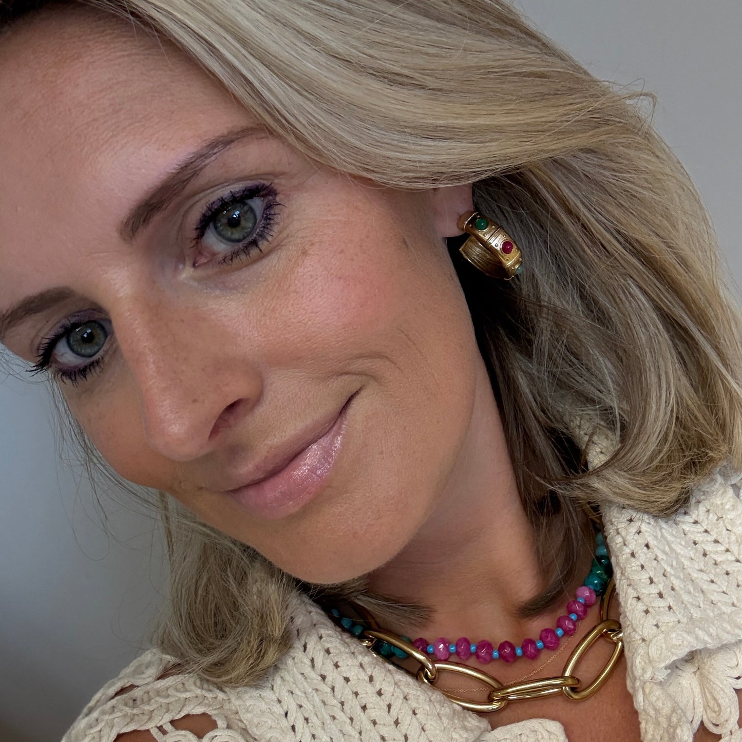 Oorbellen Elise Goud Multi