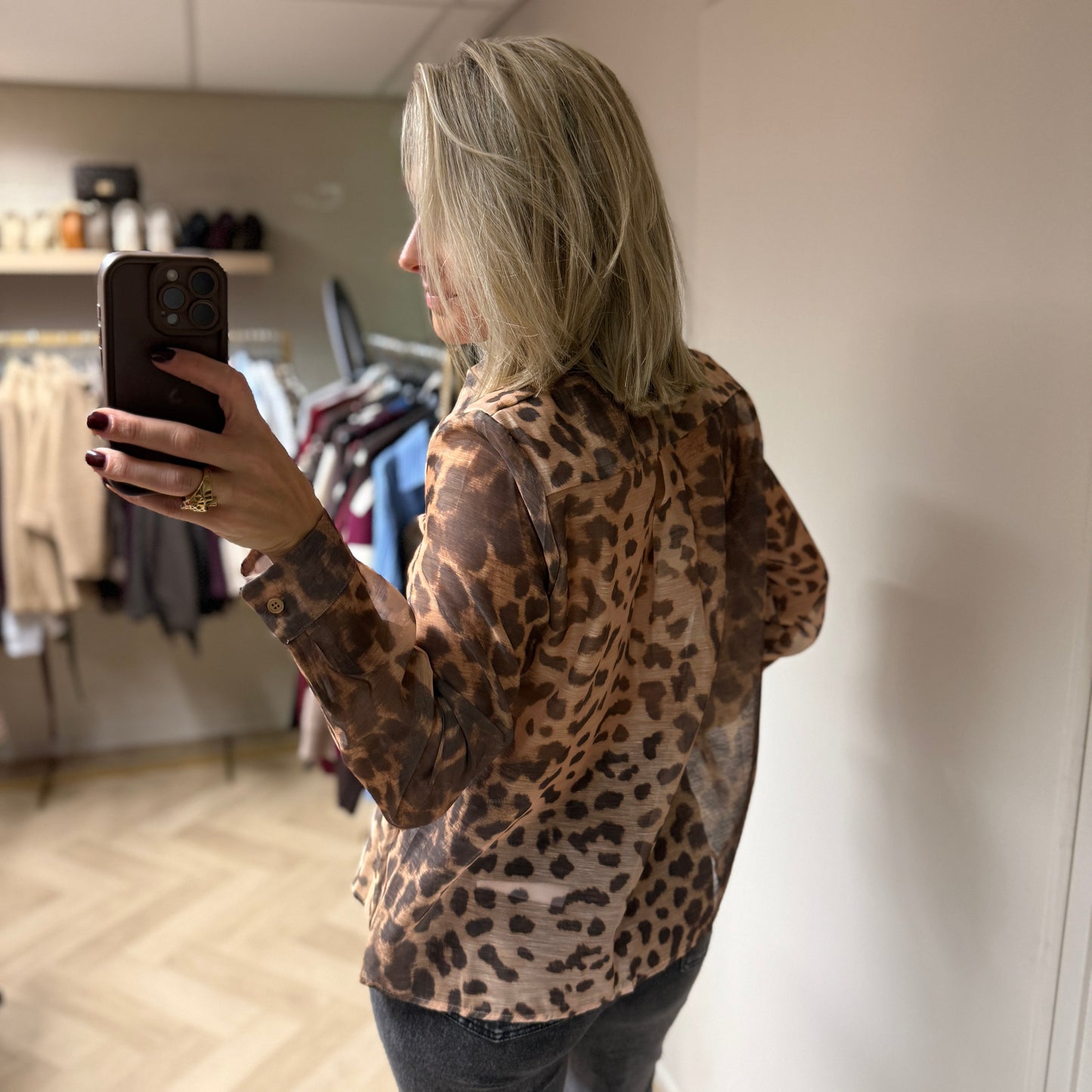 Blouse Sas Leopard Viscose