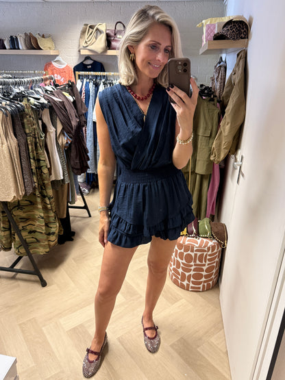 Playsuit Juli Viscose Navy
