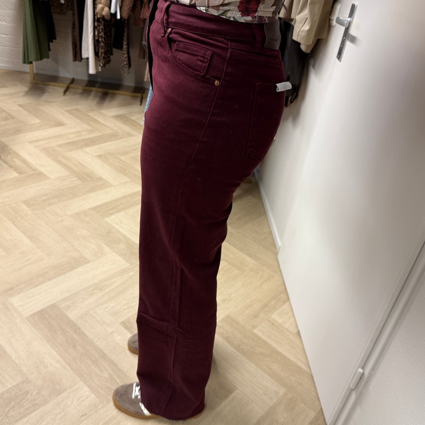 Jeans QH Donna Tall Bordeaux