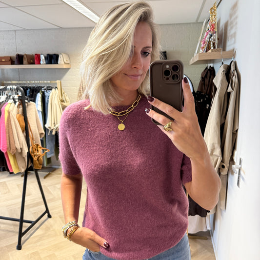 Trui Claudia Alpaca Mauve