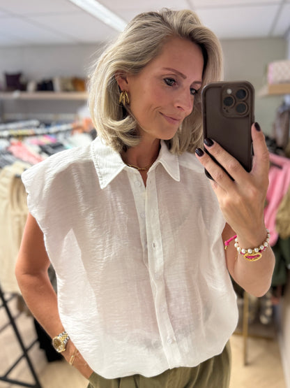 Blouse Kimmie Transparant Wit