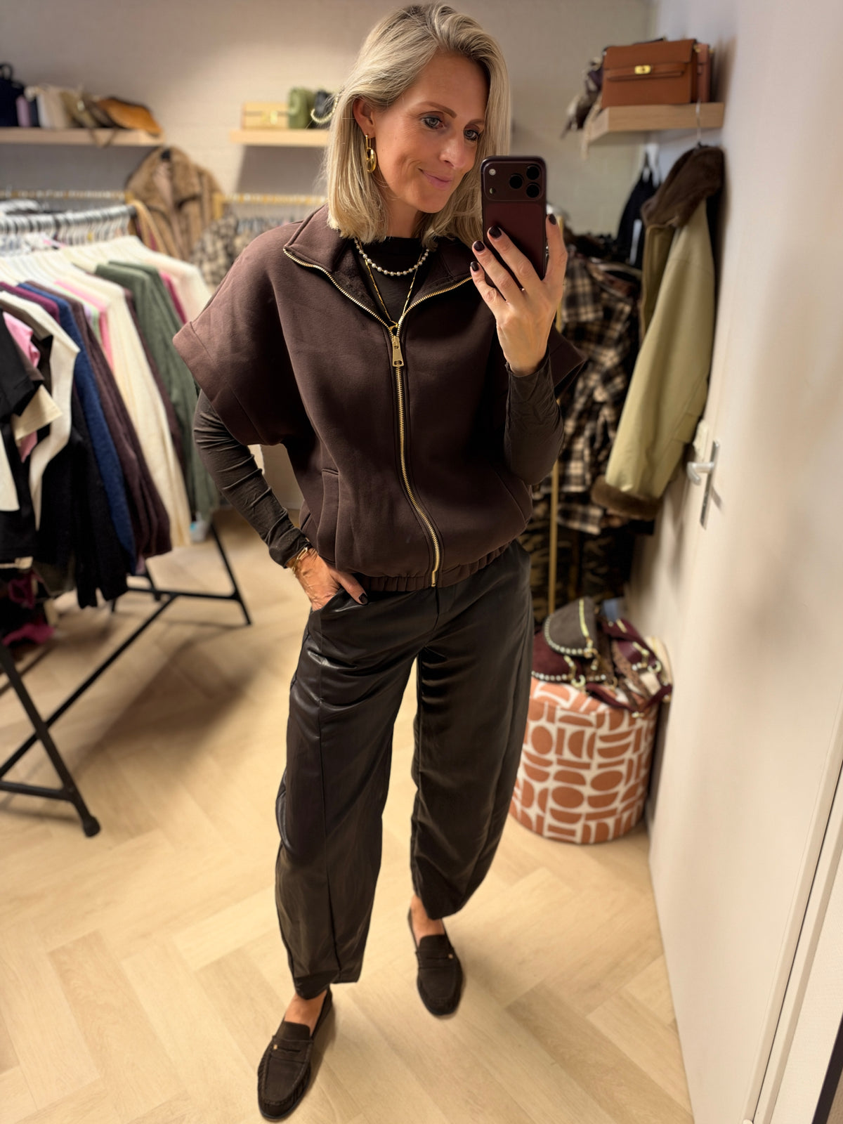 Vest Kirsten Jogging Bruin