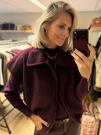 Vest Kirsten Plum