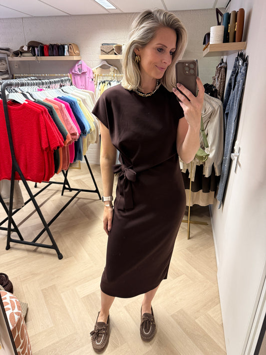 Jurk Strik Mel Choco