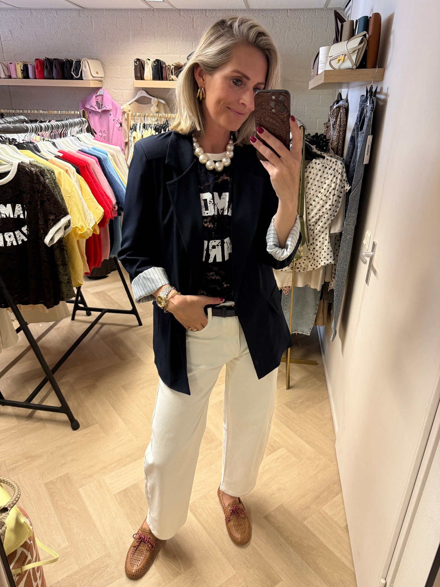 Blazer Karin Donkerblauw