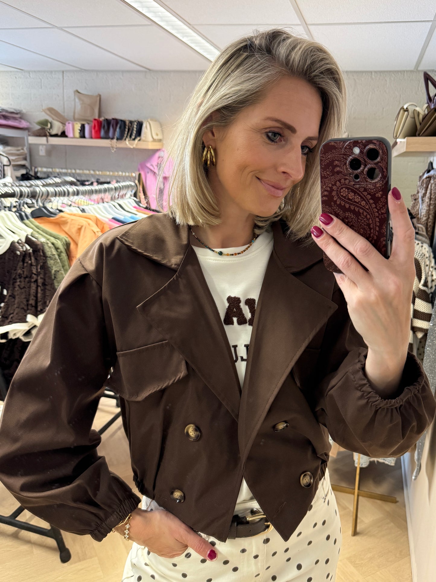Jas Trench Choco