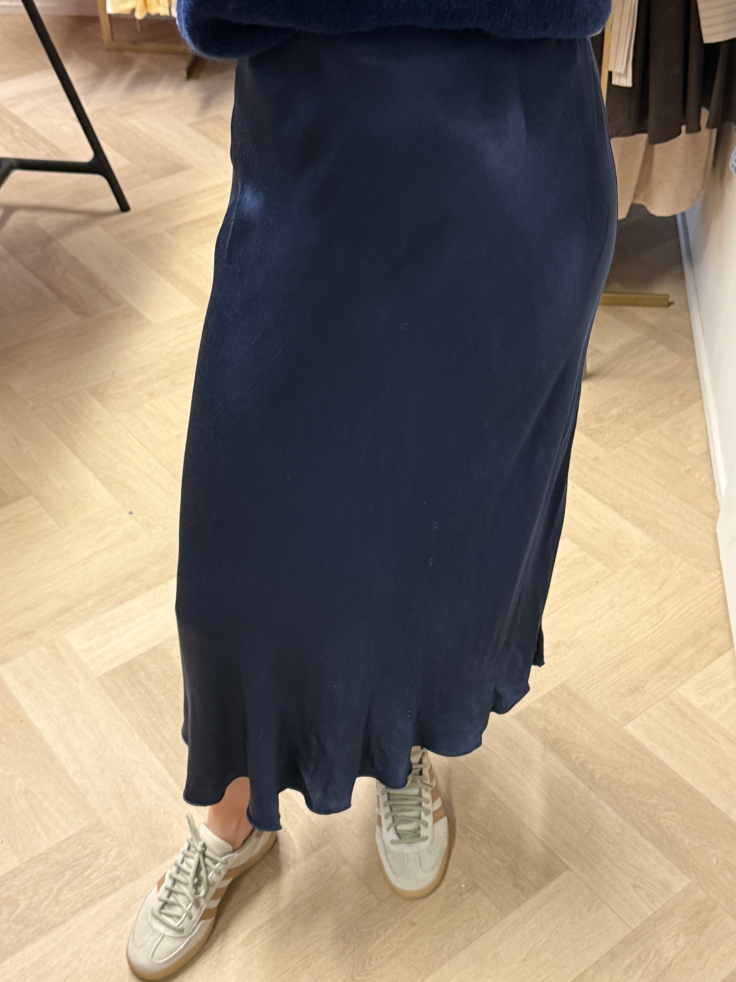 Rok Charlie Satijn Donkerblauw