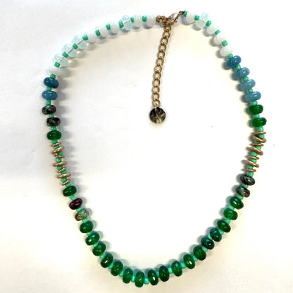 Ketting Stenen Multi Groen