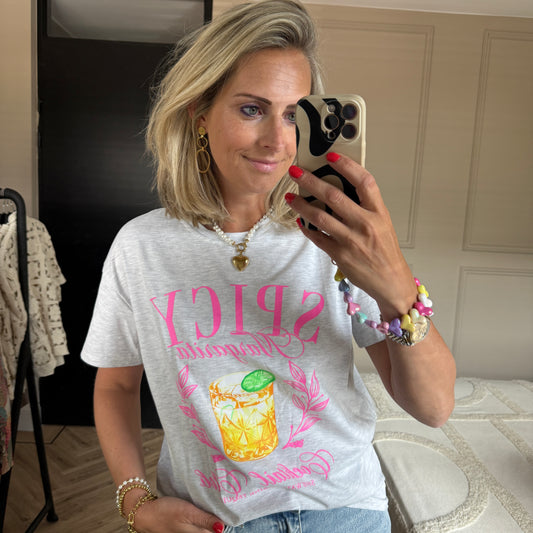 T-shirt Spicy Margarita Grijs