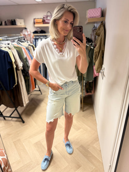 Shirt Barbara Kant Wit