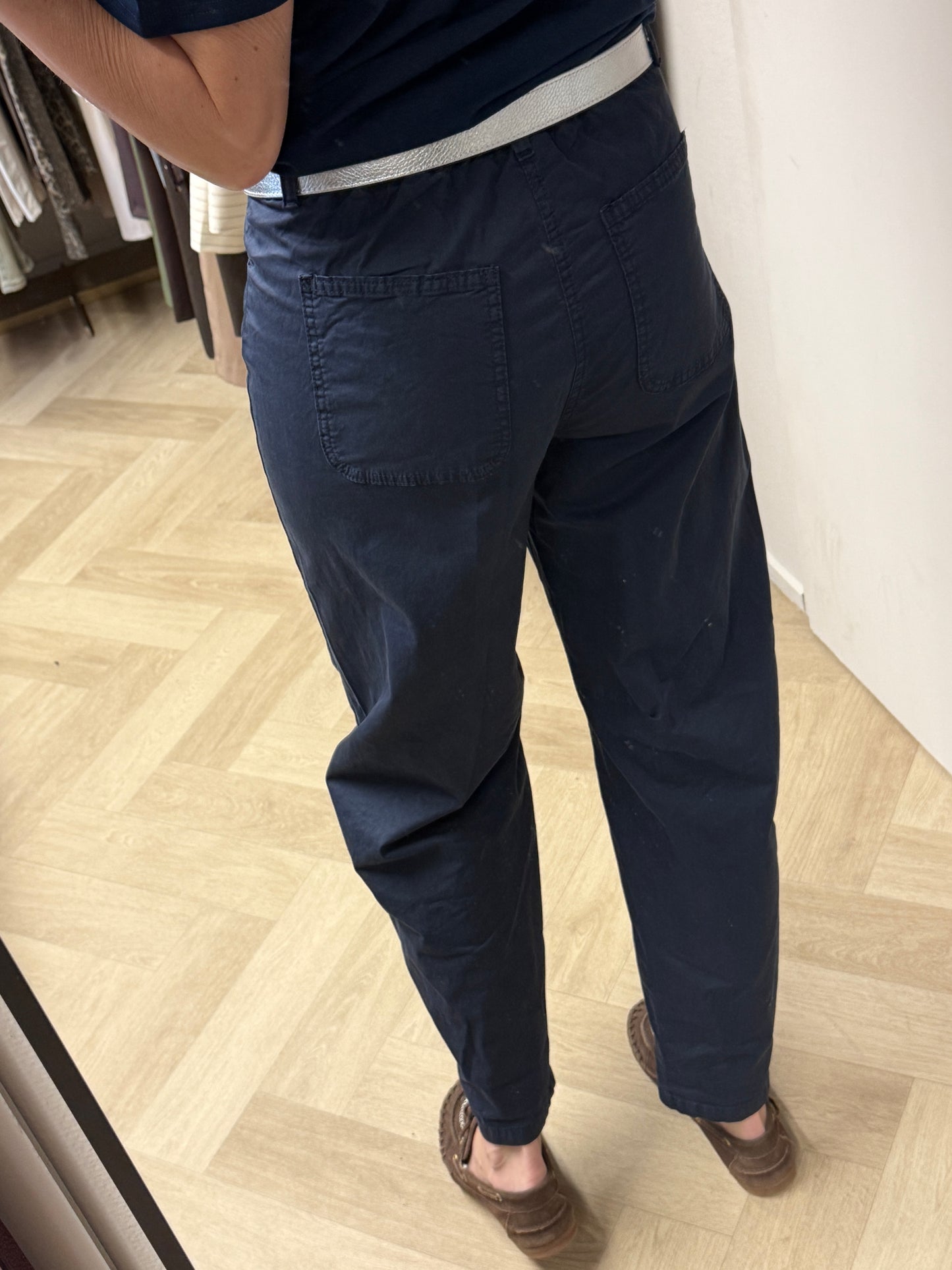 Broek Haily Katoen Donkerblauw