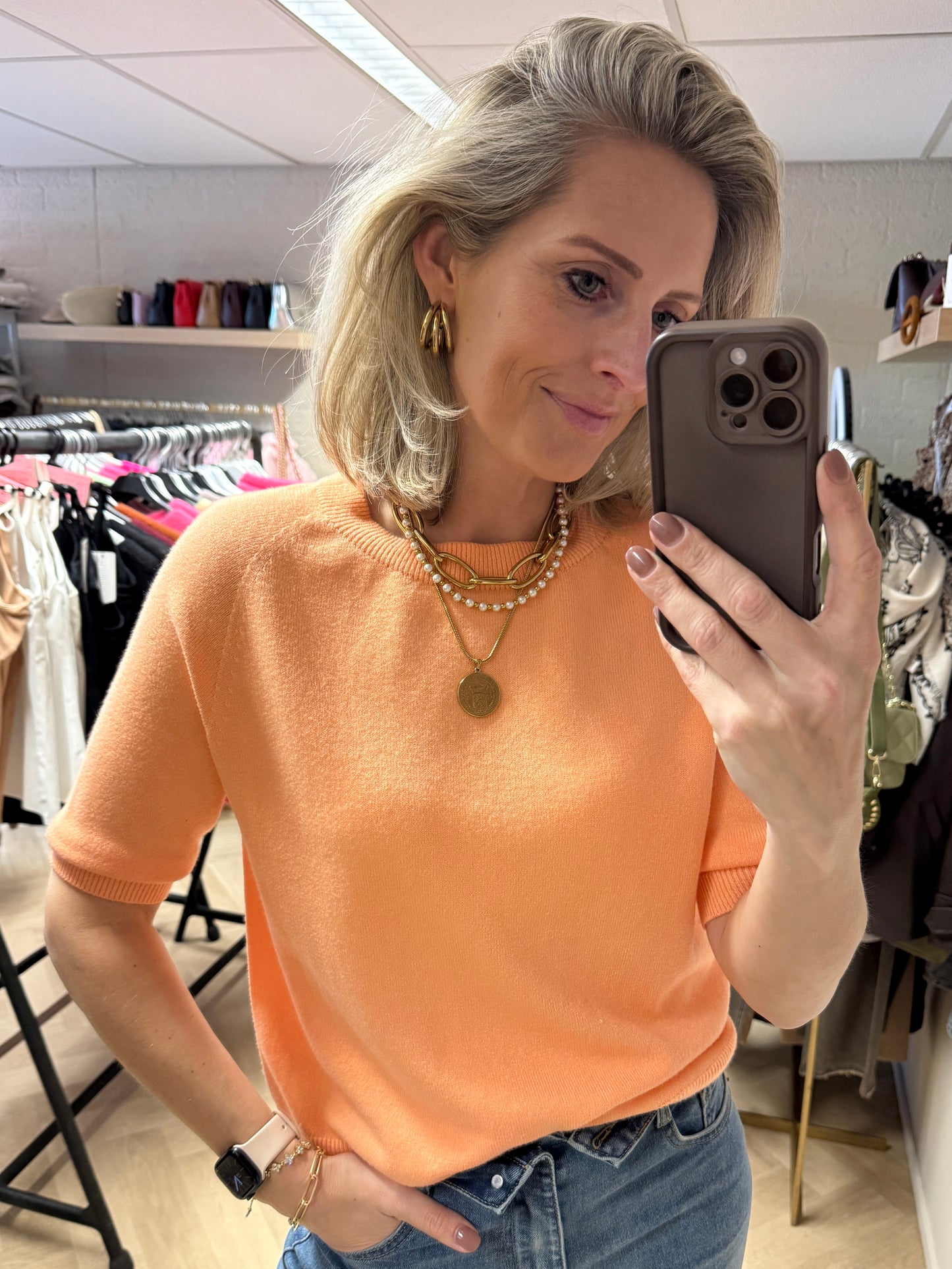 Trui Suzie Viscose Peach