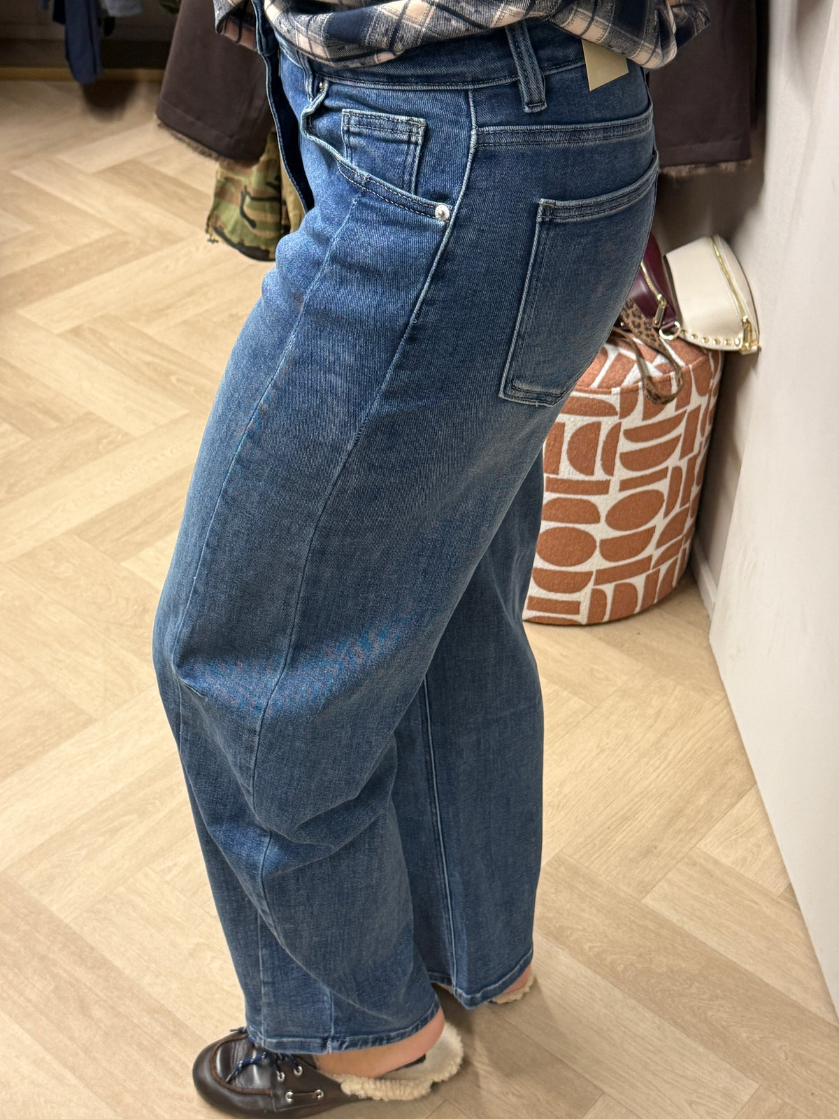 Jeans Laulia Balloon Mediu Blue
