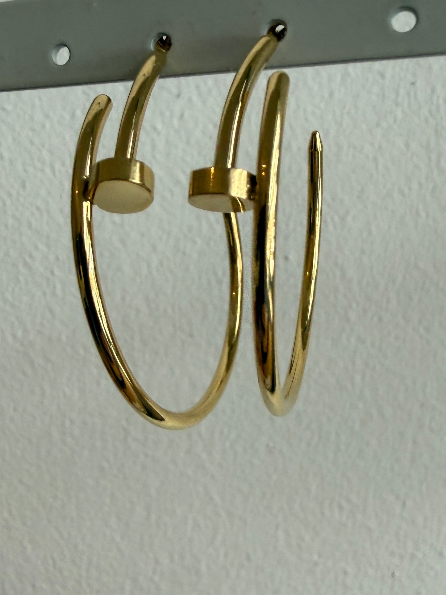 Oorbellen Spijker Goud