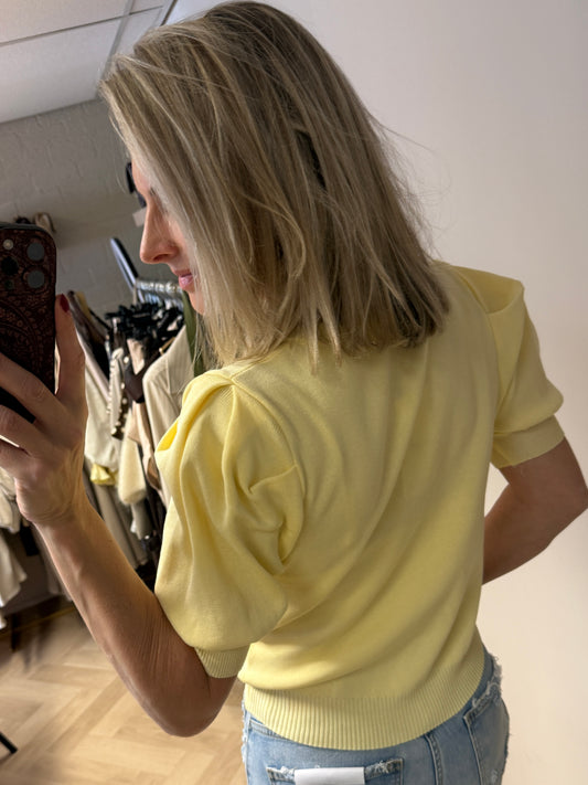 Shirt Lois Pofmouw Zachtgeel
