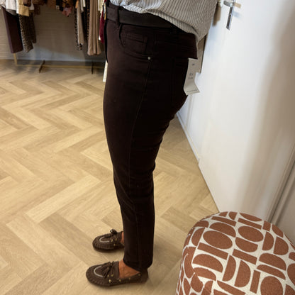 Jeans Eva Mom Fit Choco Bruin