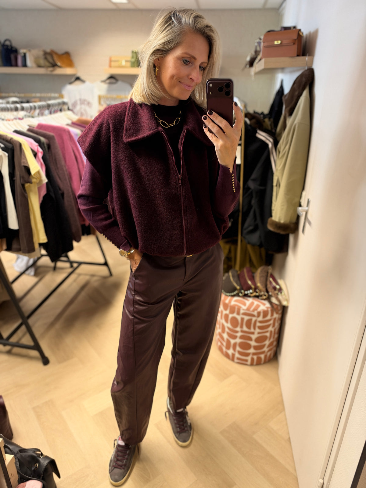 Vest Kirsten Plum