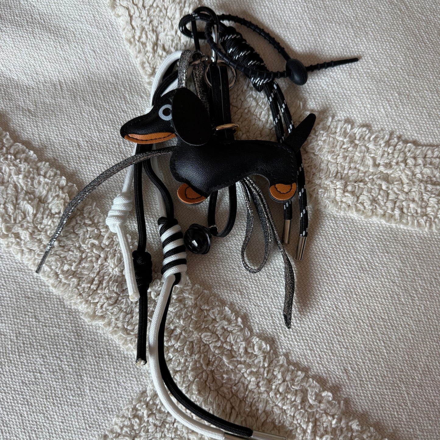 Bag Charm Teckel Zwart