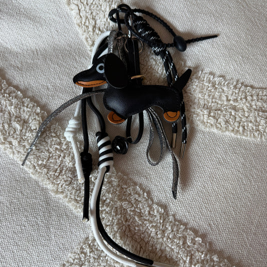 Bag Charm Teckel Zwart