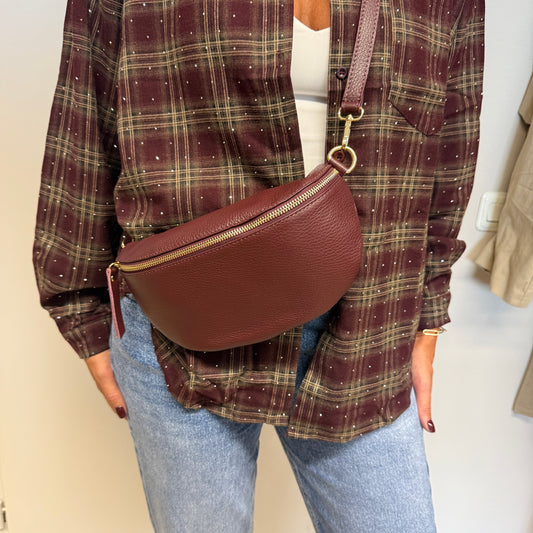 Tas Zoey Classic Grain Burgundy