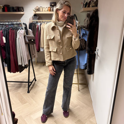 Blazer Ellen Bouclé Camel