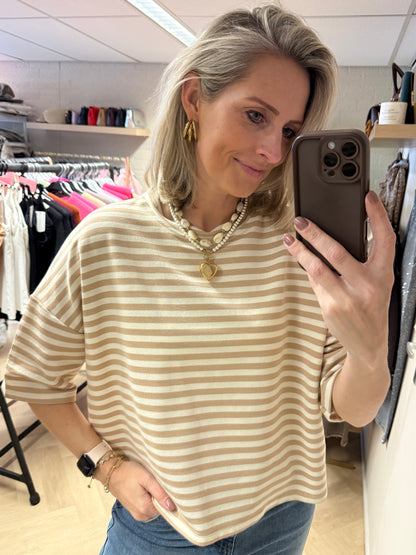 Shirt Mary Streep KM Beige Crème