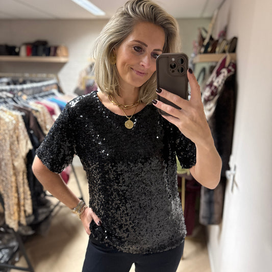 Shirt Donna Paillet Zwart