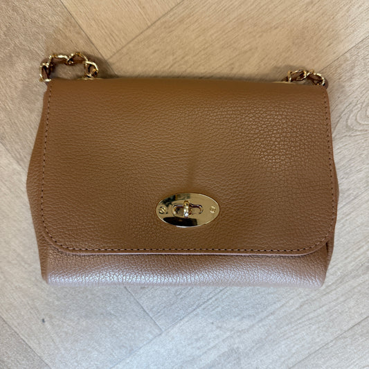 Tas Nina Leder Camel