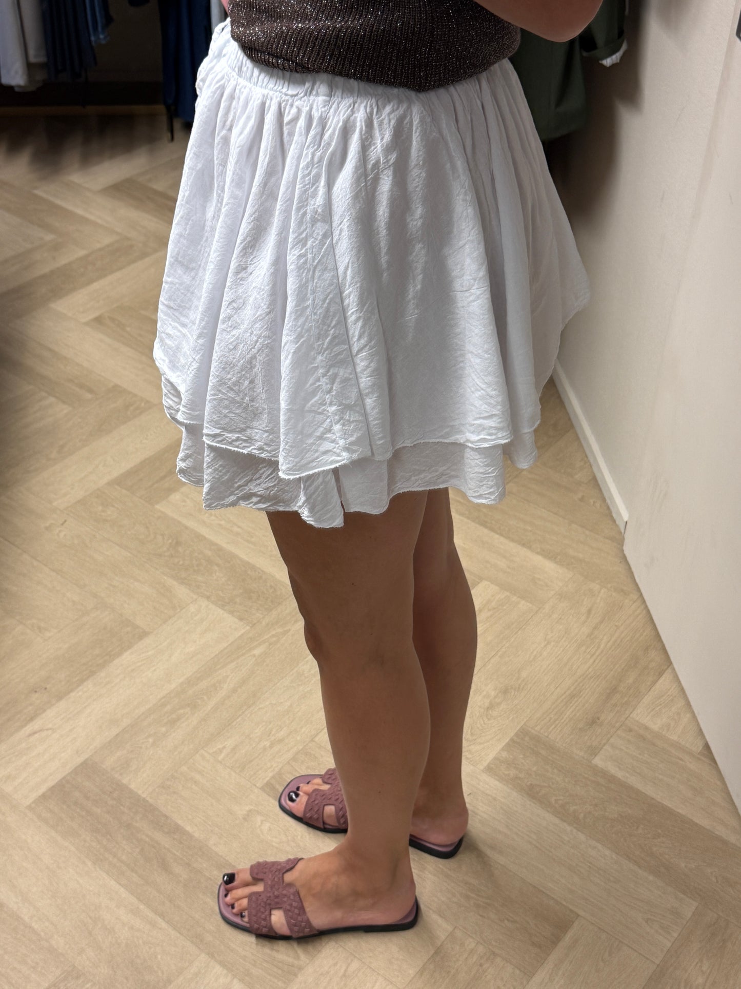 Skort Coco Katoen Wit