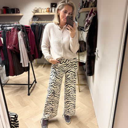 Vest Claudia Lange Mouw Alpaca Kit