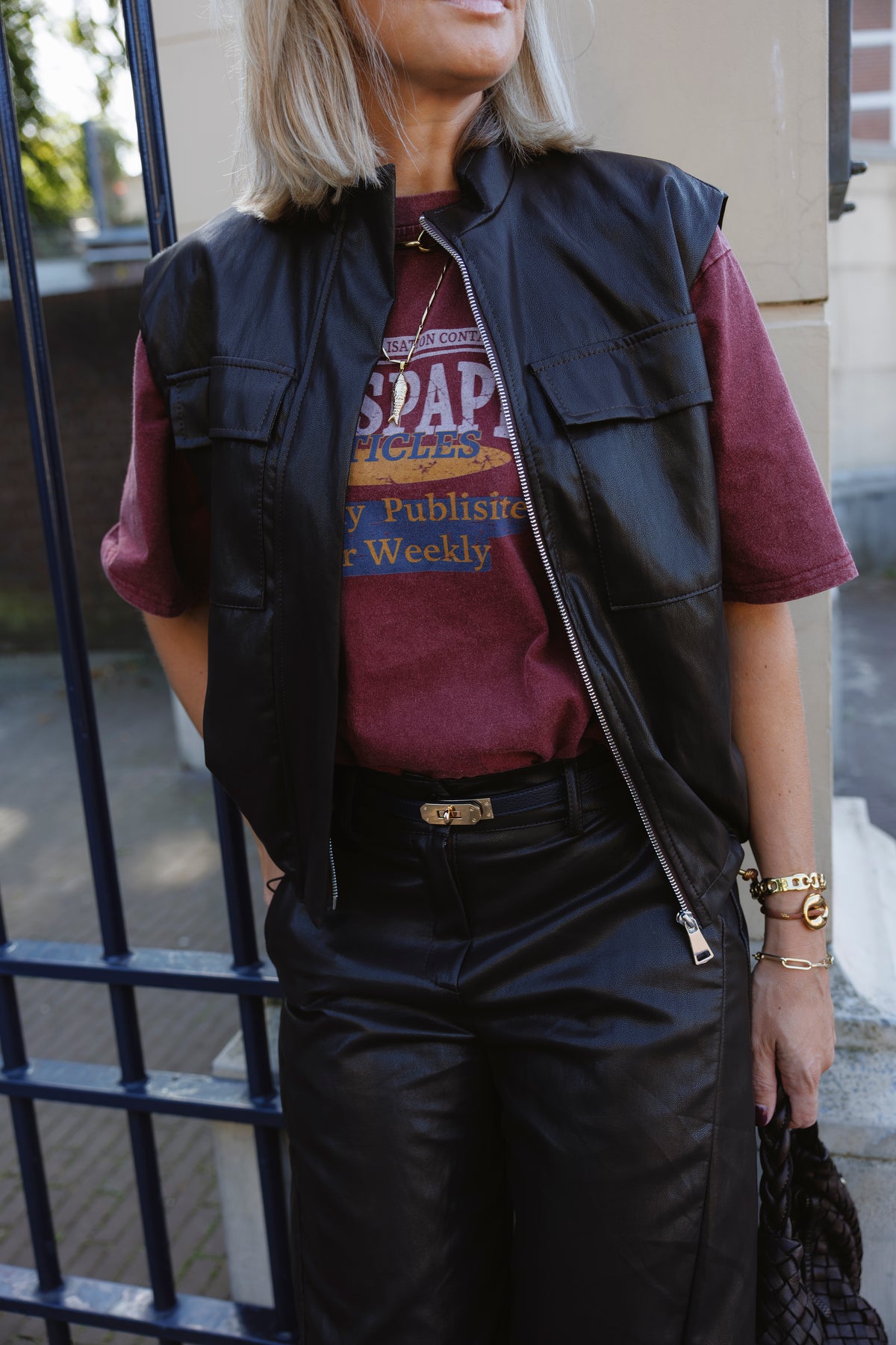 Gilet Haily PU Bruin