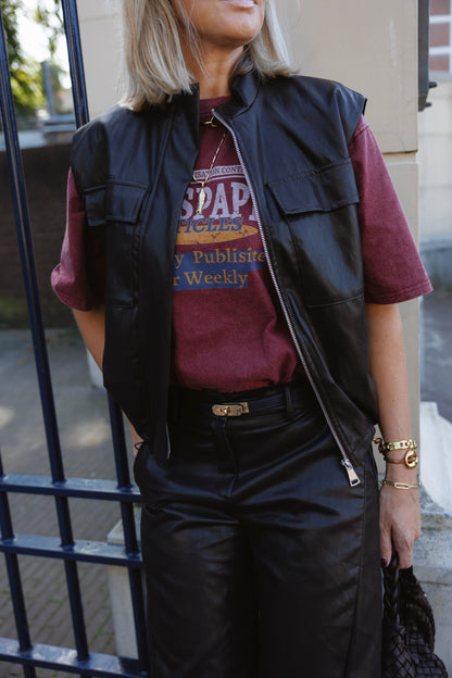 Gilet Haily PU Bruin