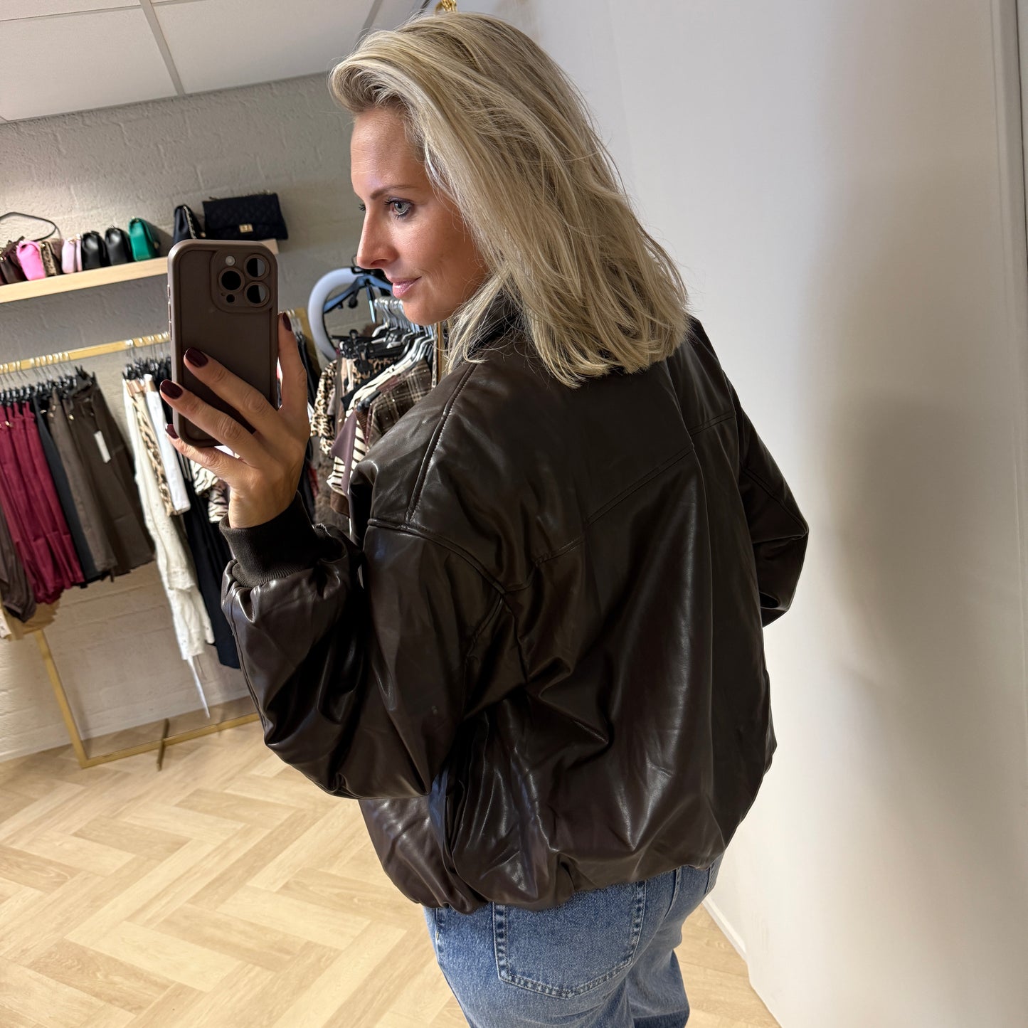 Jack Dionne Leatherlook Bruin