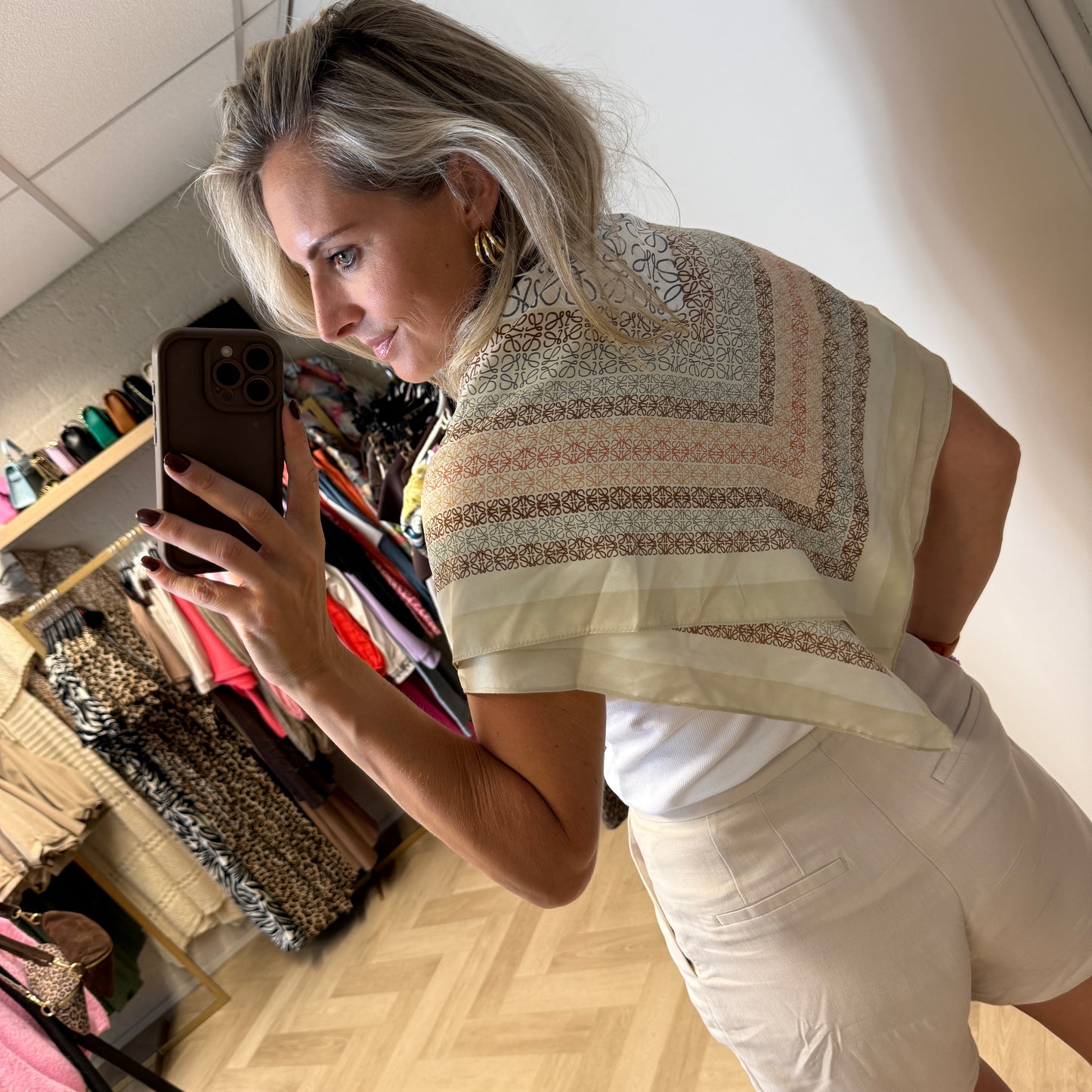 Sjaal Silka Loeloe offwhite