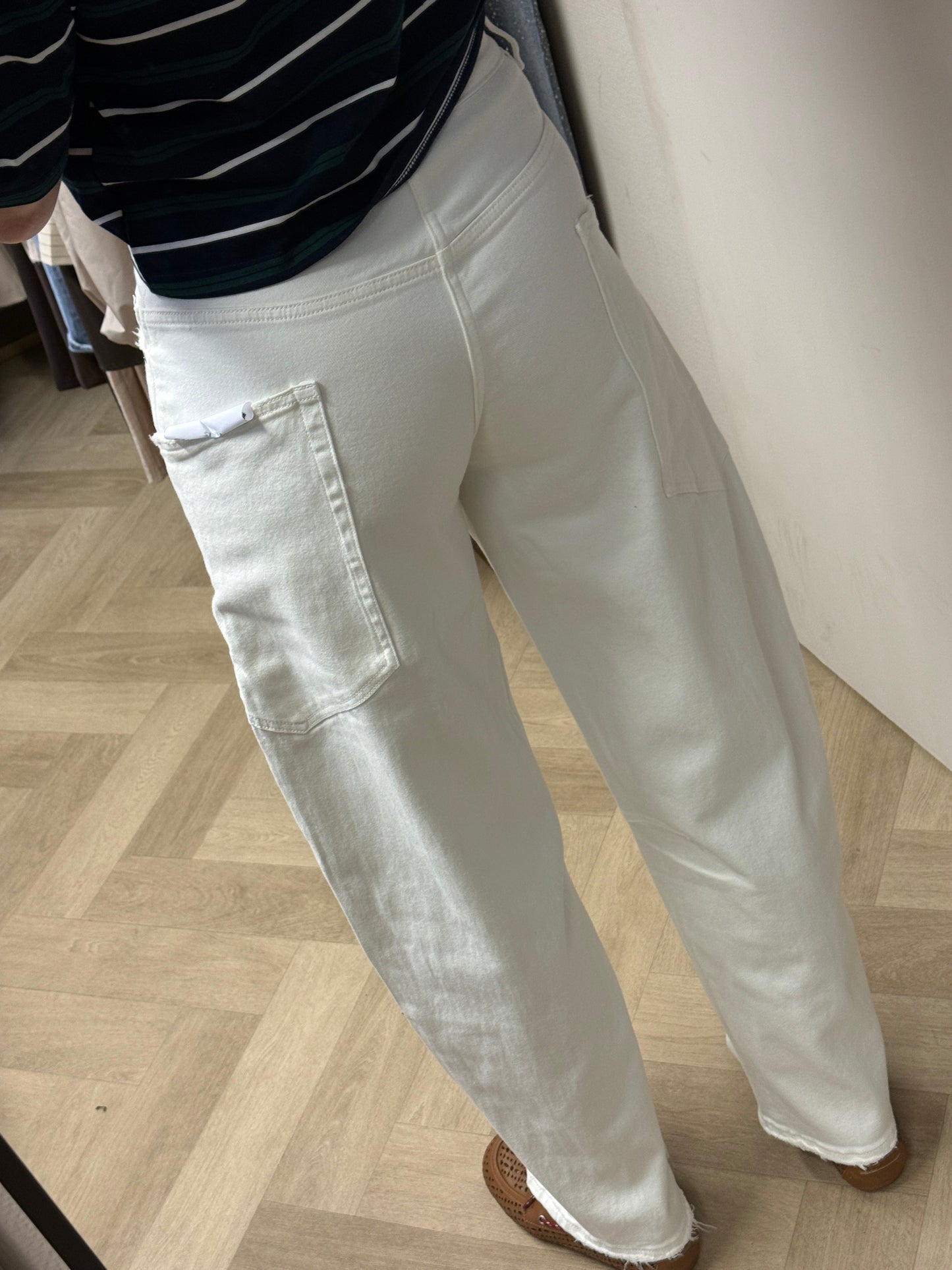 Jeans QH Side Pockets Wit