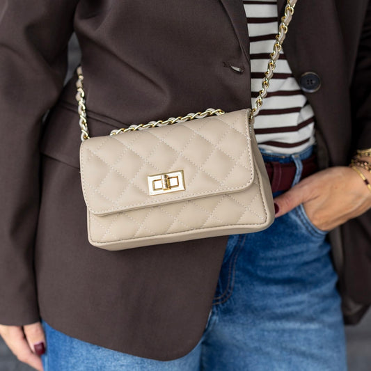 Tas Audrey Small Licht Taupe