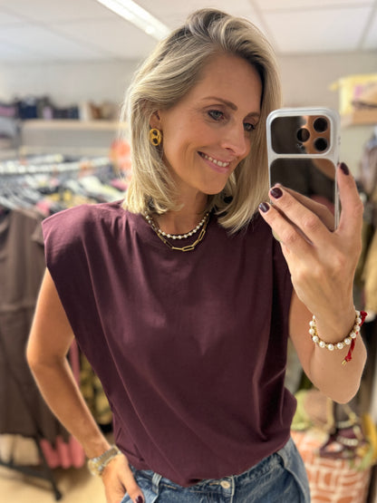 Shirt Kirsten Shoulders Plum